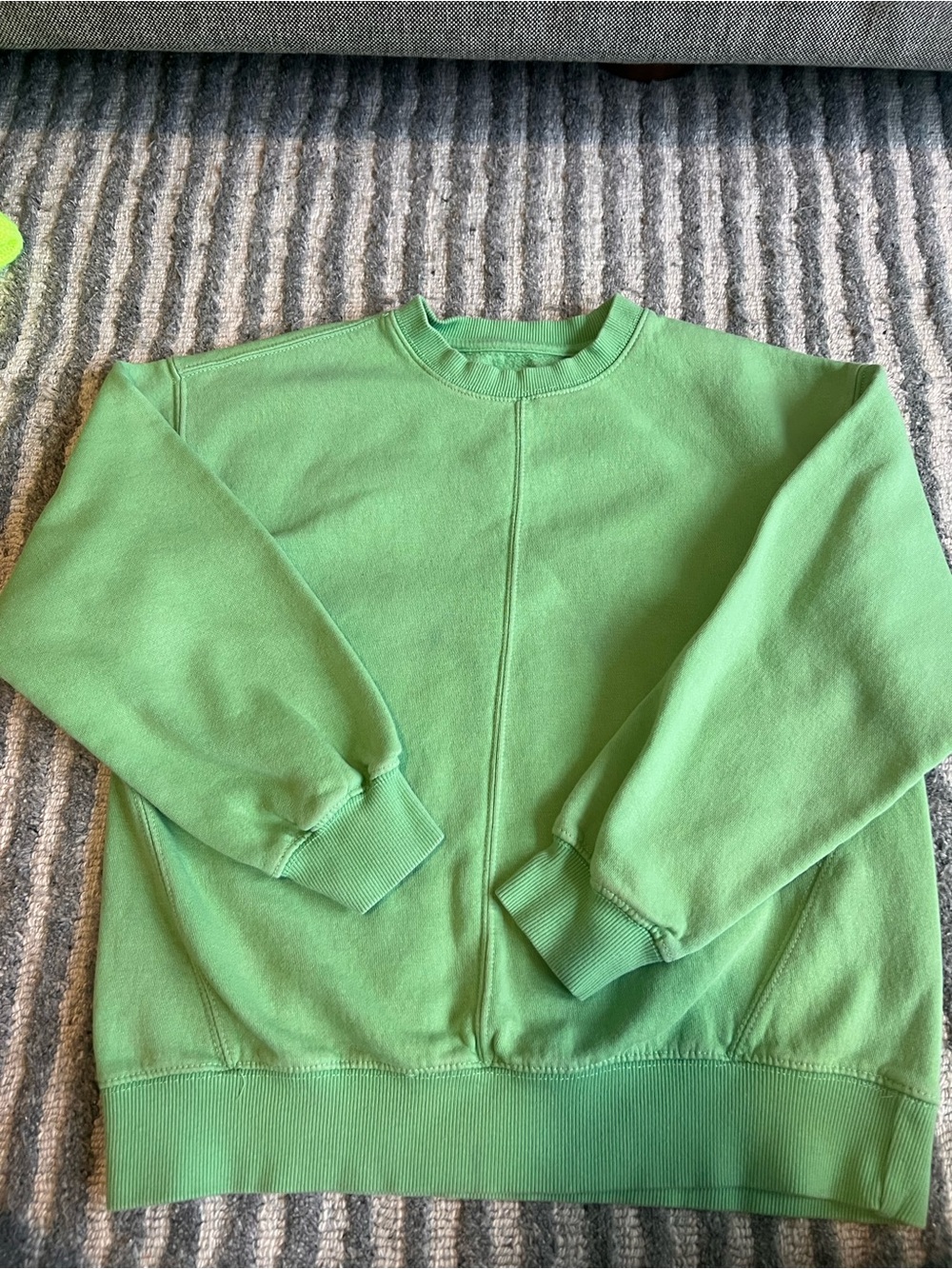 Zara Kids Green Crewneck Sweatshirt